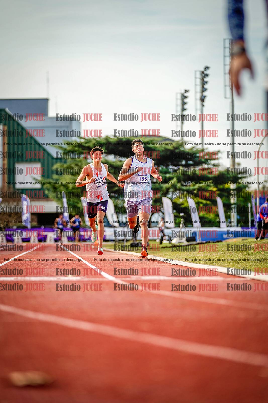 Fotos de los 1500 m llanos de varones - decatlón 10