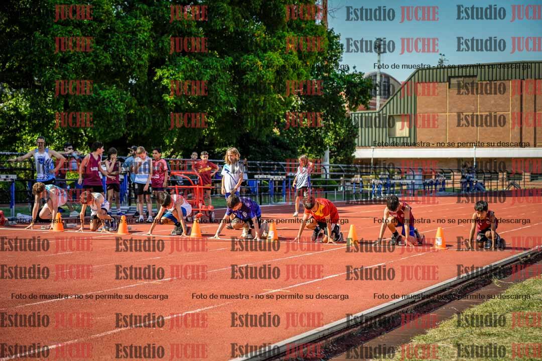 Fotos de los 50 m llanos de varones