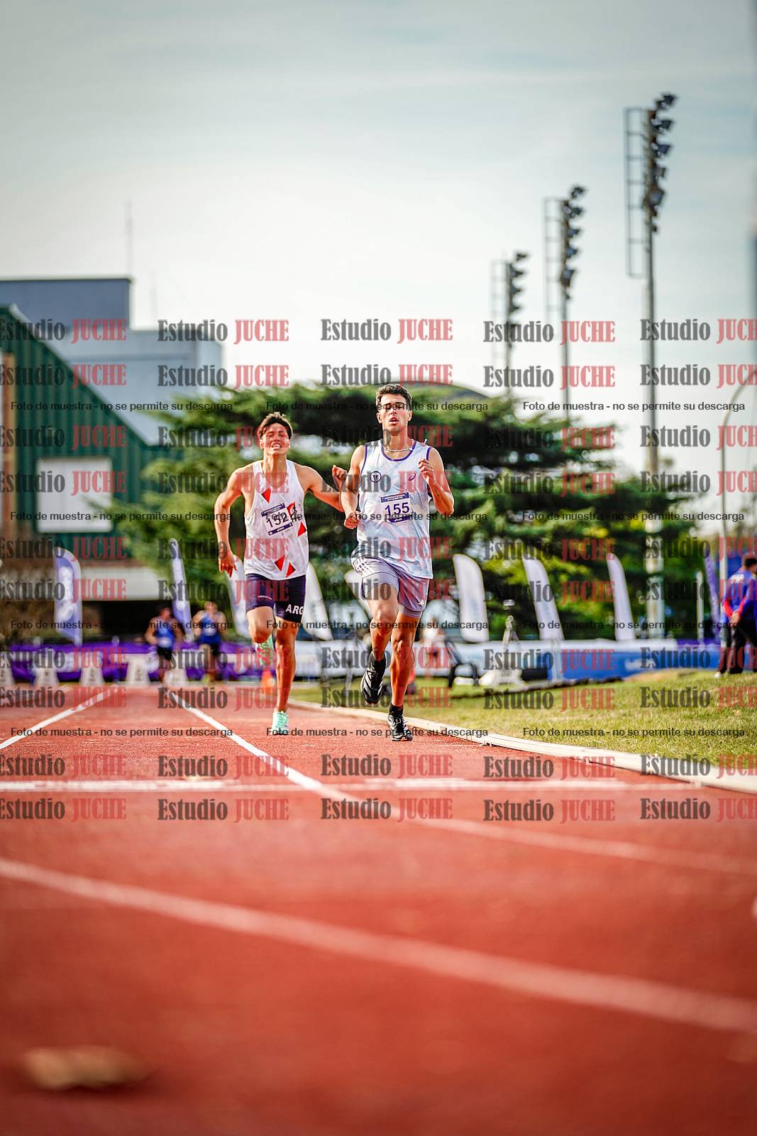 Fotos de los 1500 m llanos de varones - decatlón 10