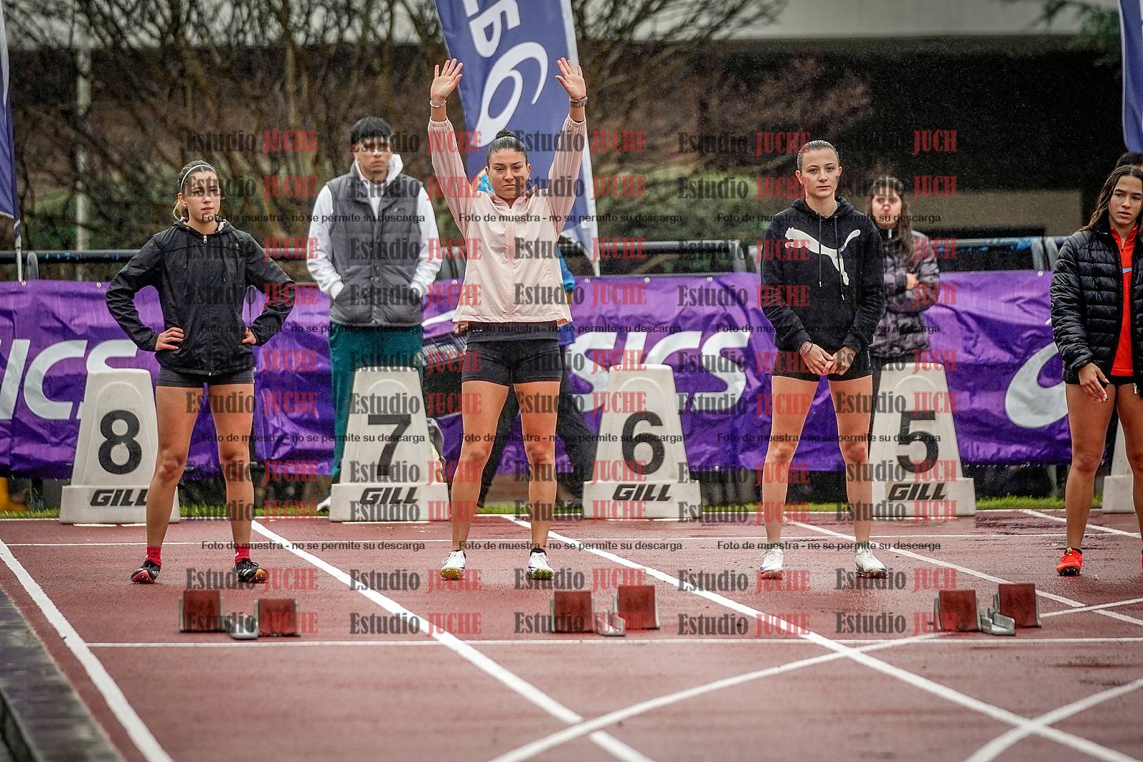Fotos de los 100 m llanos de mujeres - FINAL