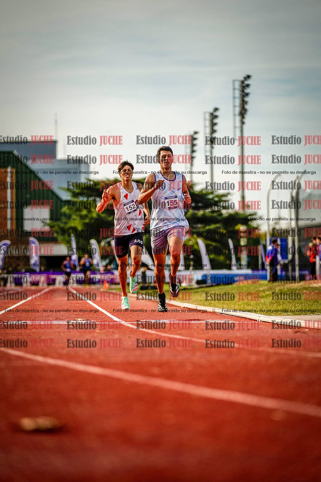 Fotos de los 1500 m llanos de varones - decatlón 10