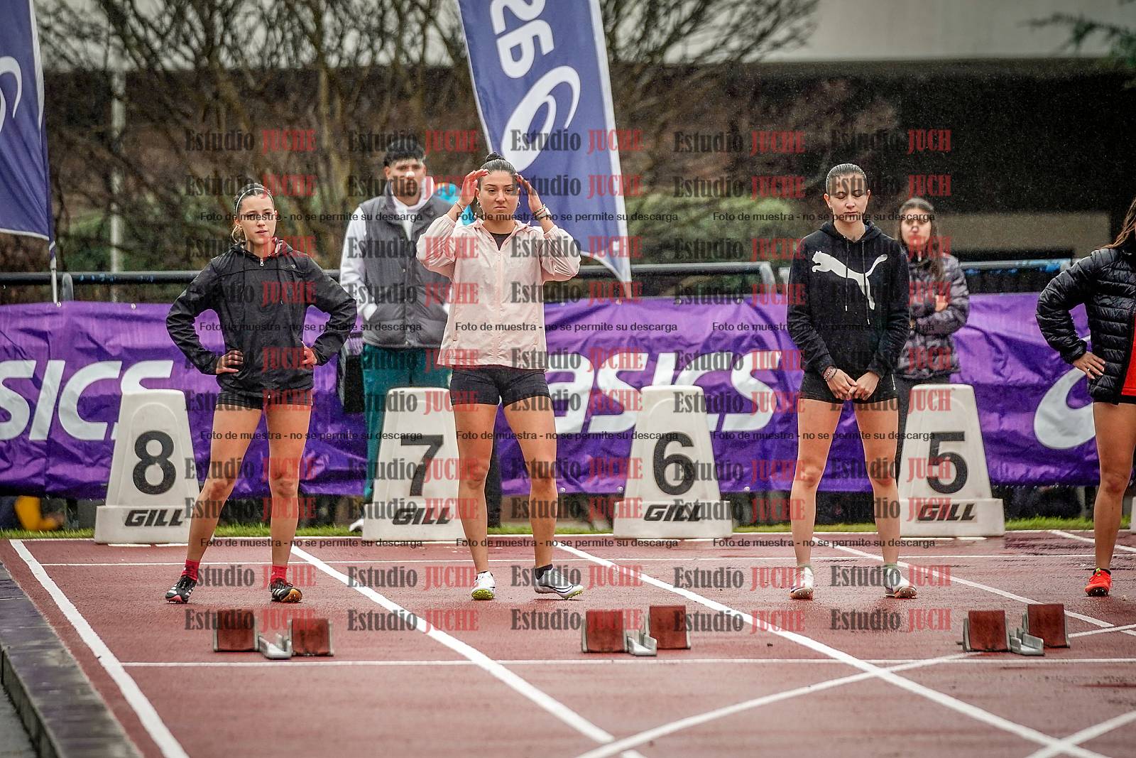 Fotos de los 100 m llanos de mujeres - FINAL