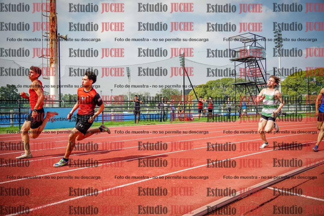 Fotos de los 200 m llanos de varones