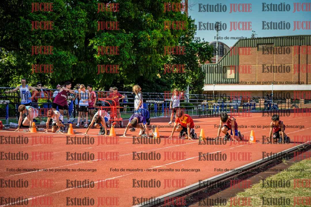Fotos de los 50 m llanos de varones