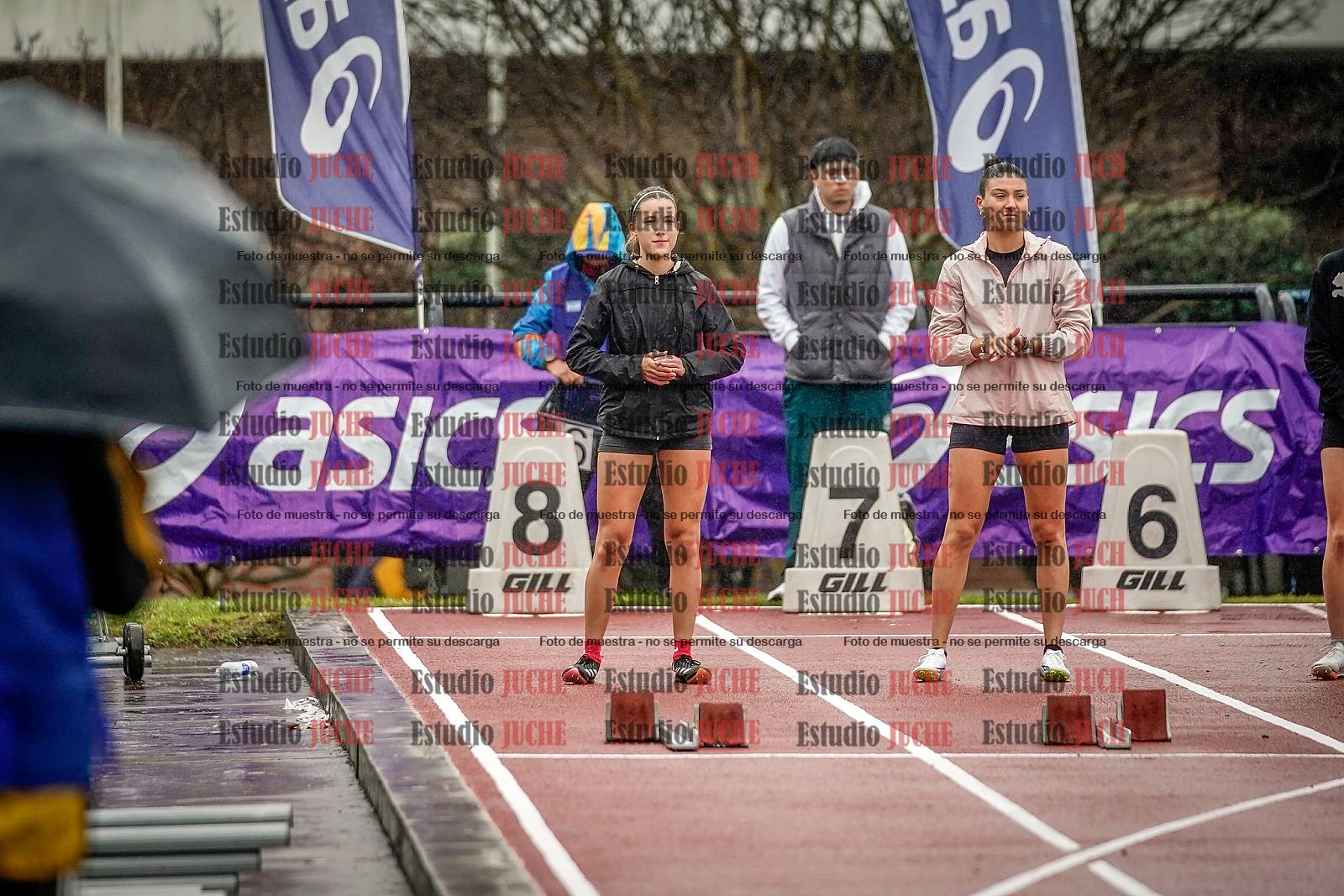 Fotos de los 100 m llanos de mujeres - FINAL