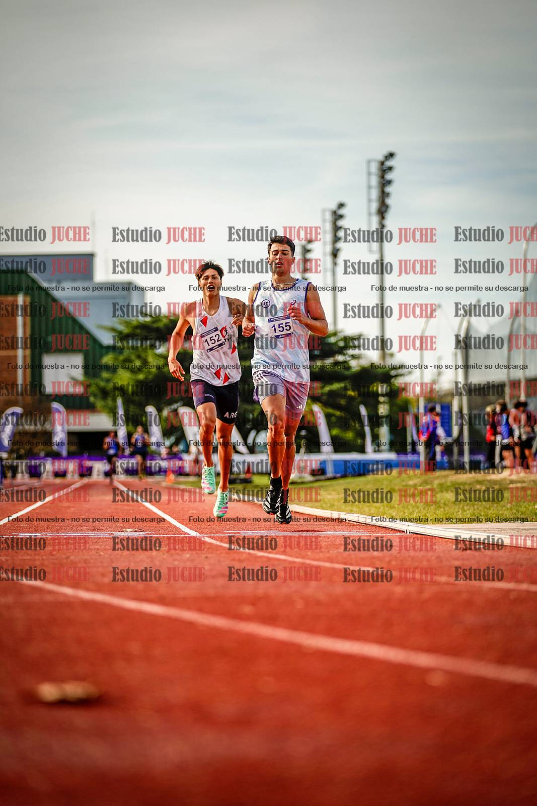 Fotos de los 1500 m llanos de varones - decatlón 10