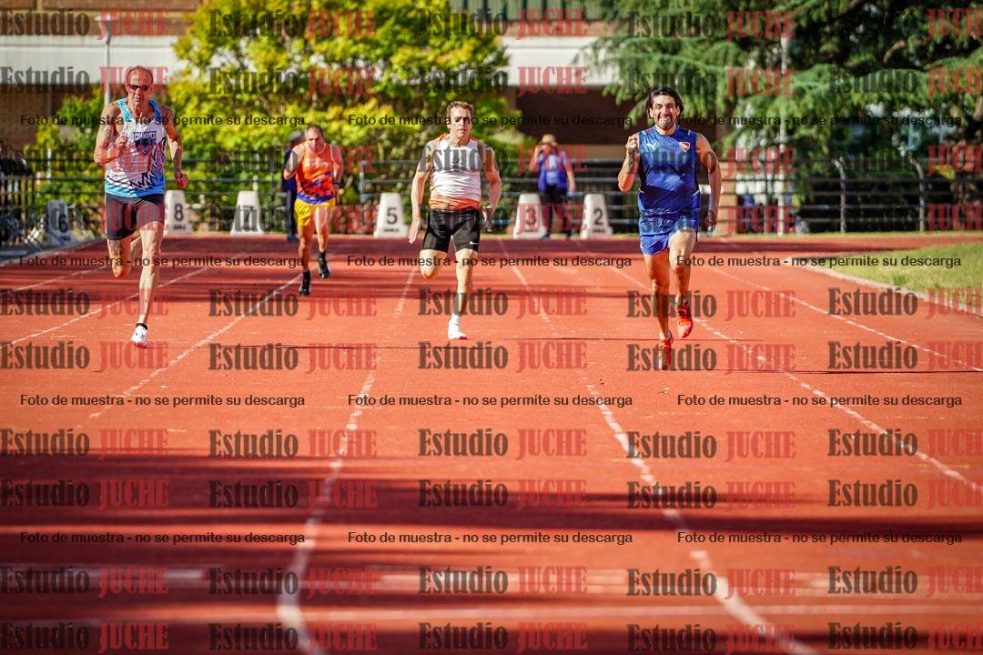 Fotos de los 200 m llanos de varones
