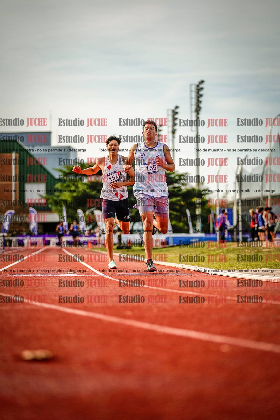 Fotos de los 1500 m llanos de varones - decatlón 10