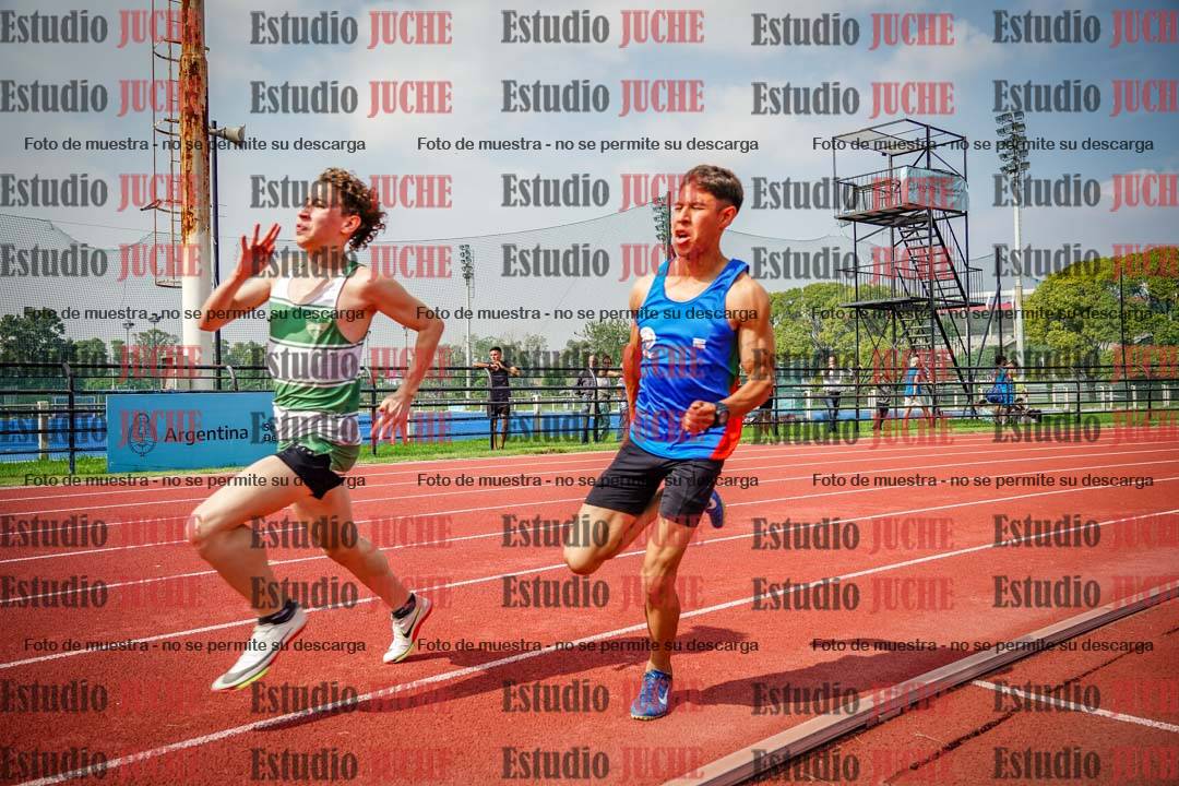 Fotos de los 200 m llanos de varones