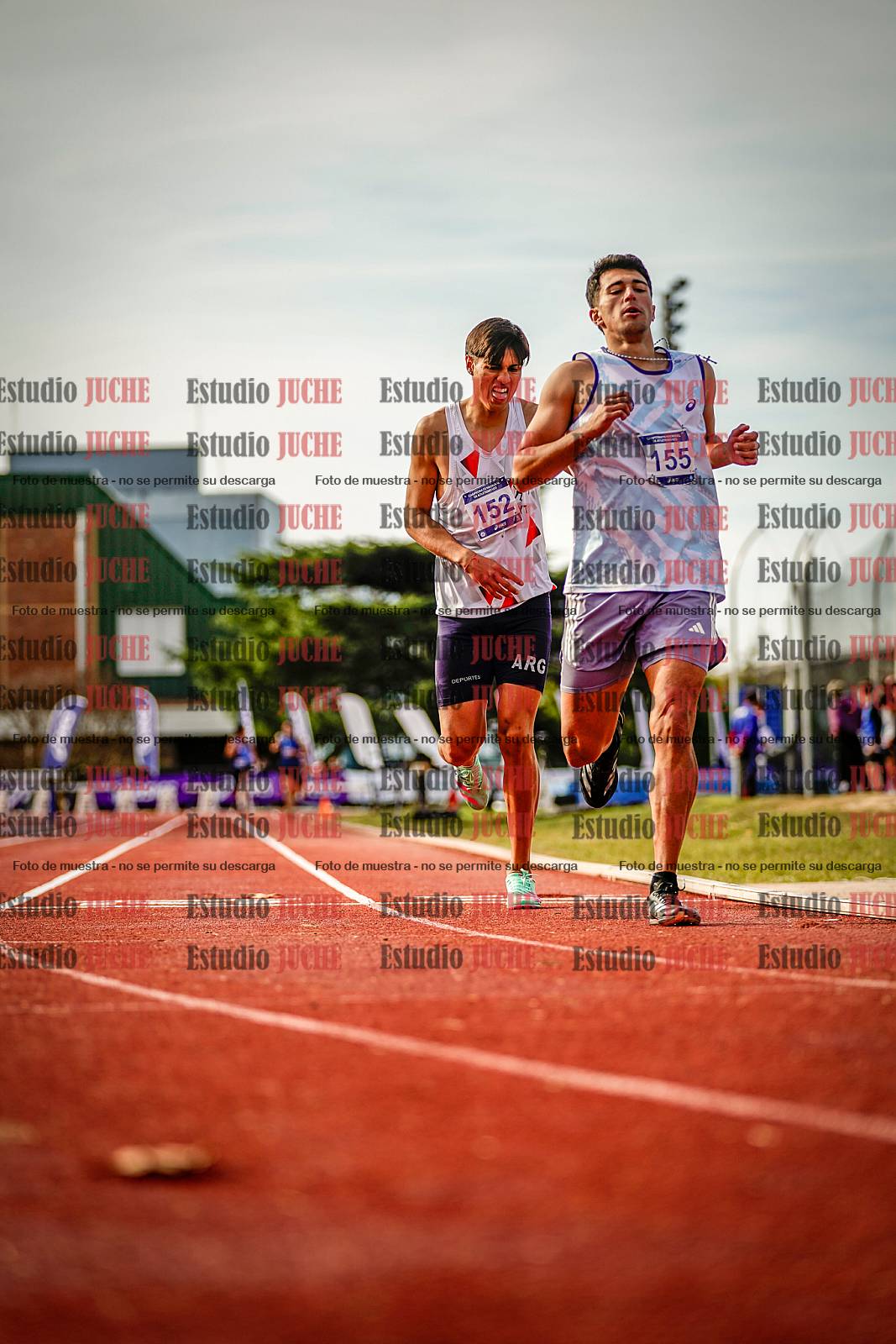 Fotos de los 1500 m llanos de varones - decatlón 10