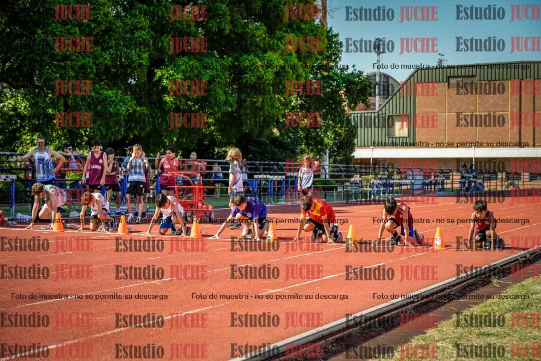 Fotos de los 50 m llanos de varones