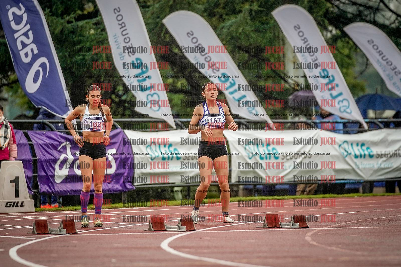 Fotos de los 100 m llanos de mujeres - FINAL
