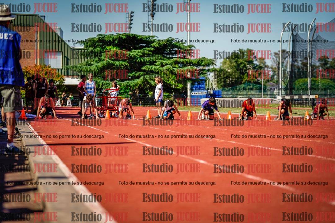 Fotos de los 50 m llanos de varones