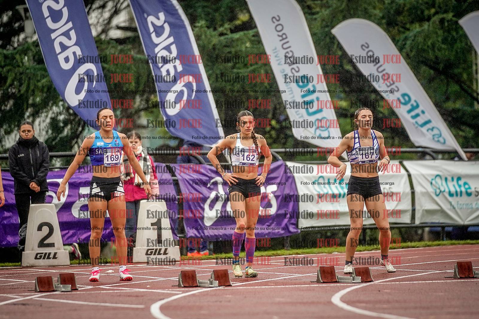 Fotos de los 100 m llanos de mujeres - FINAL