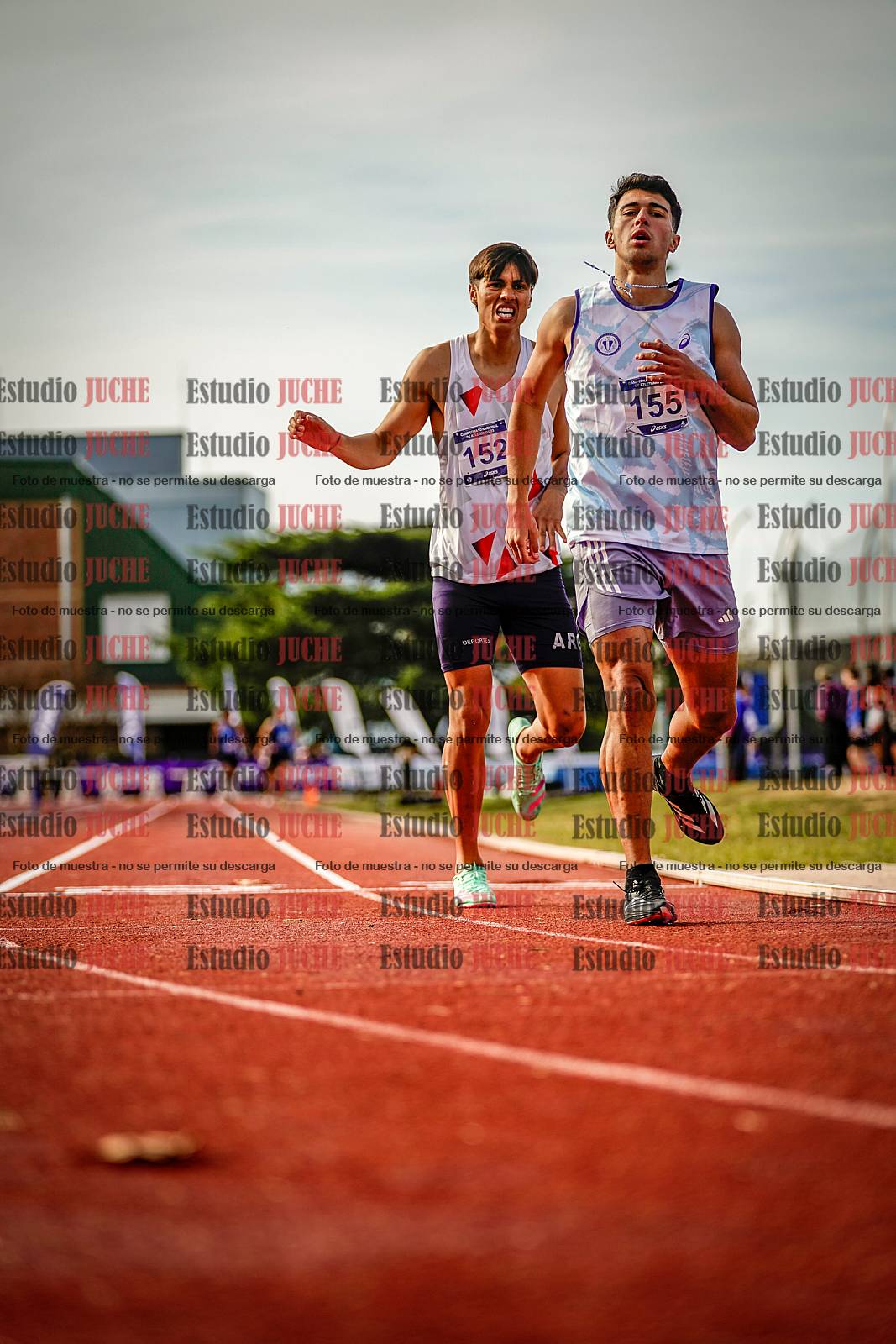 Fotos de los 1500 m llanos de varones - decatlón 10
