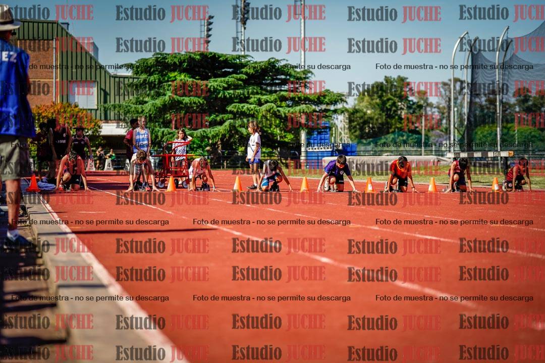 Fotos de los 50 m llanos de varones