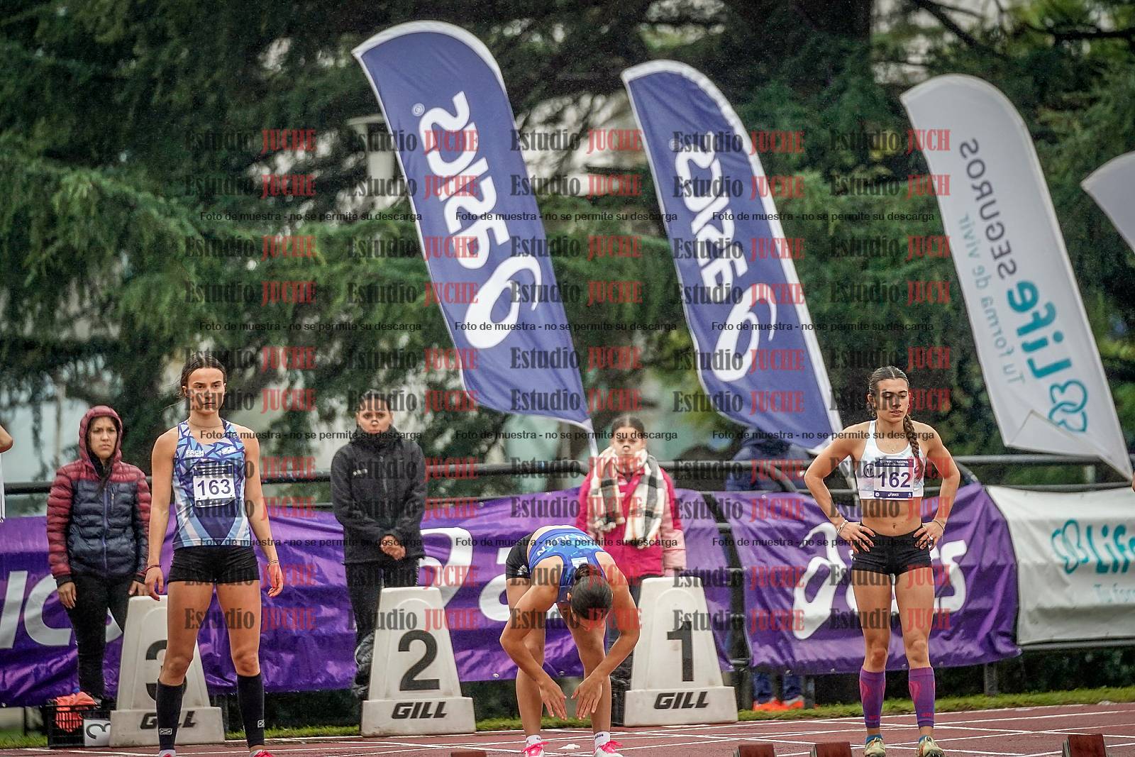 Fotos de los 100 m llanos de mujeres - FINAL