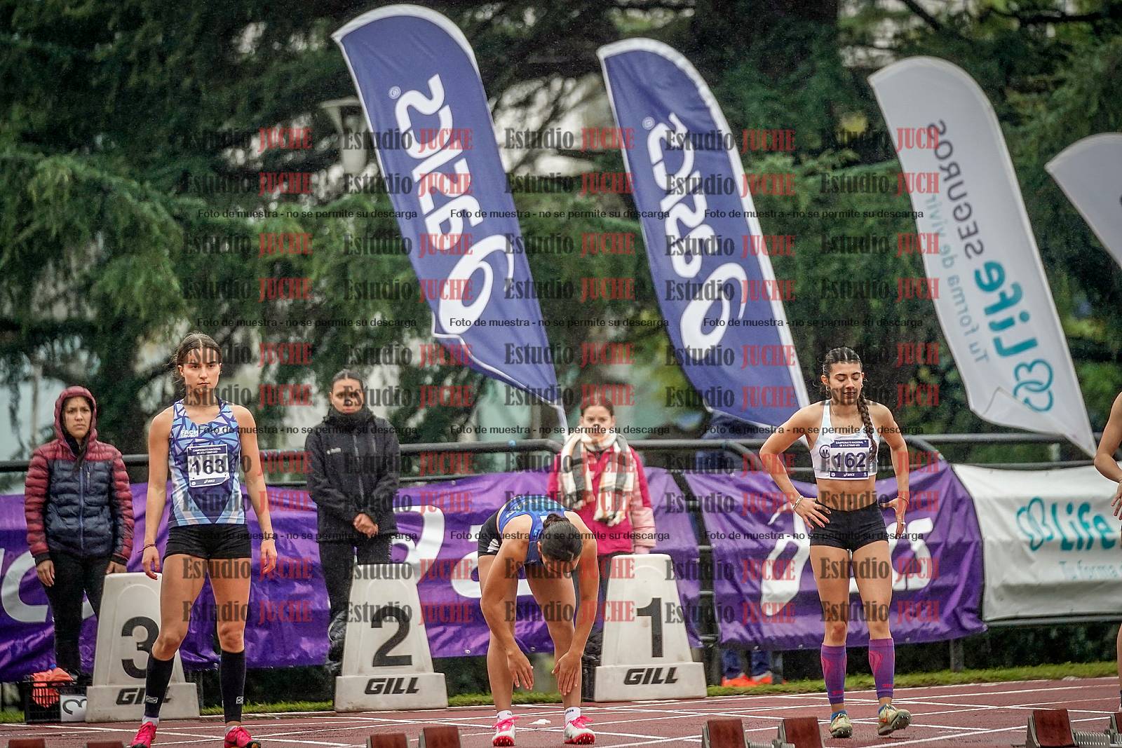 Fotos de los 100 m llanos de mujeres - FINAL