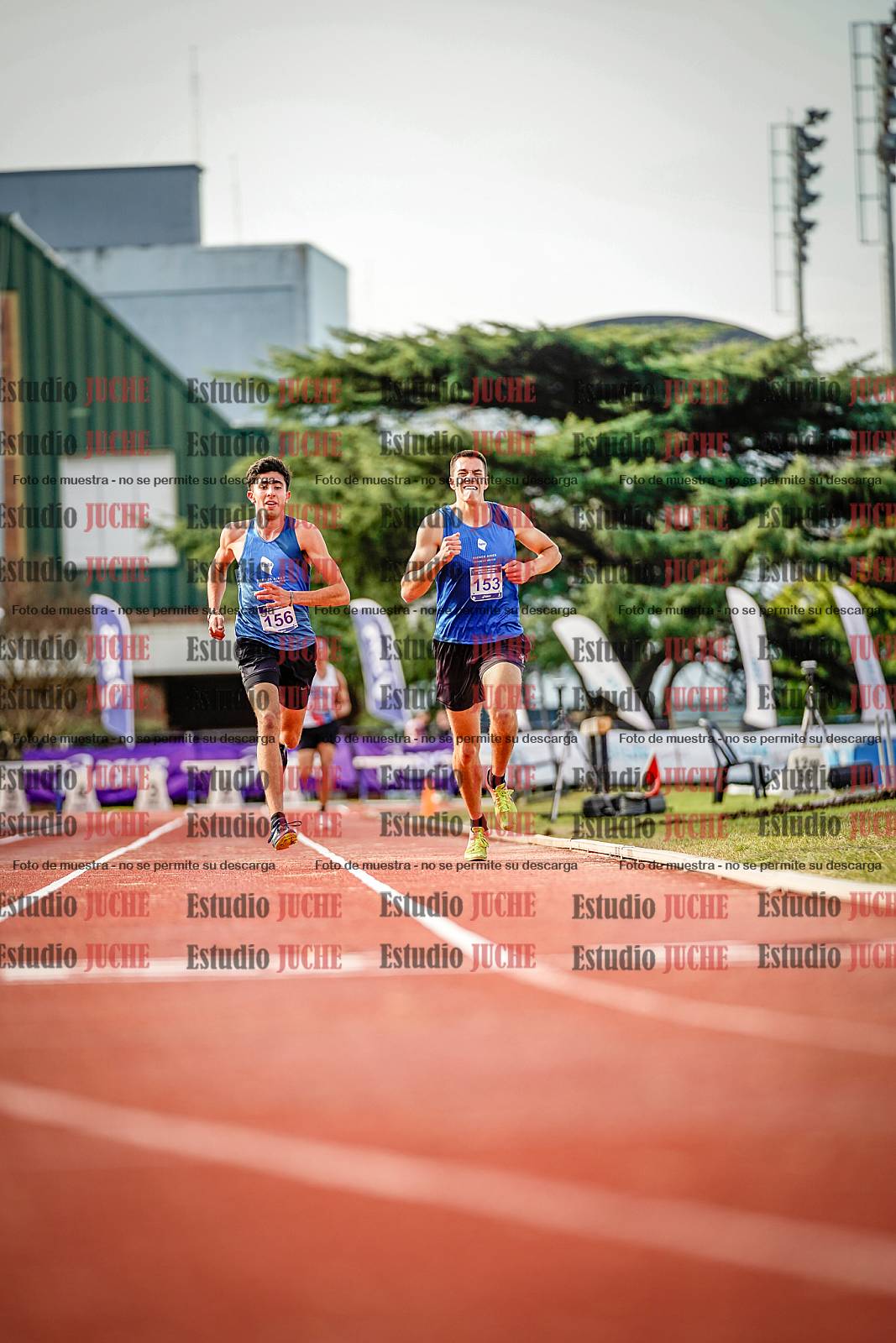 Fotos de los 1500 m llanos de varones - decatlón 10