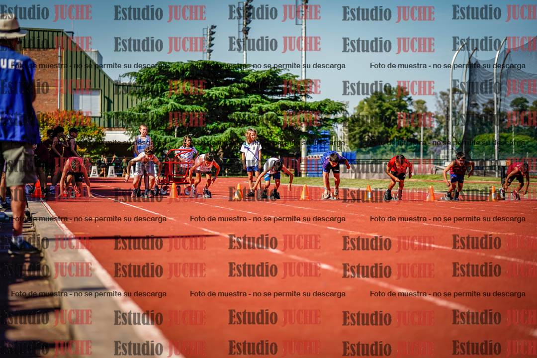 Fotos de los 50 m llanos de varones