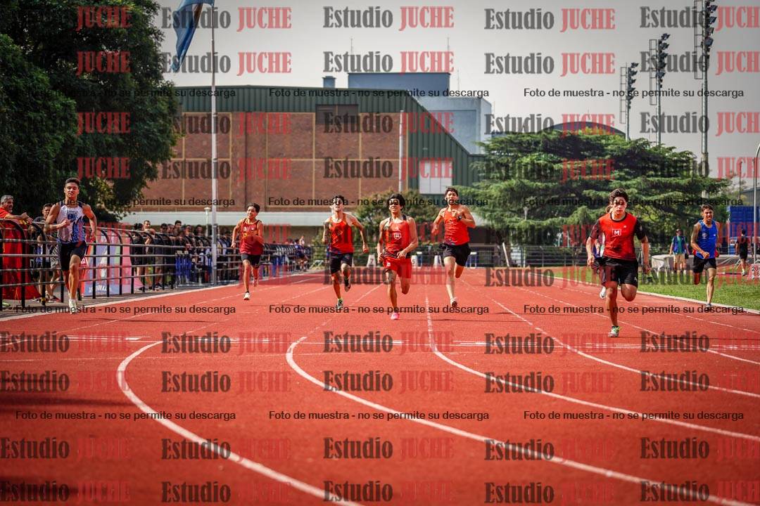 Fotos de los 200 m llanos de varones