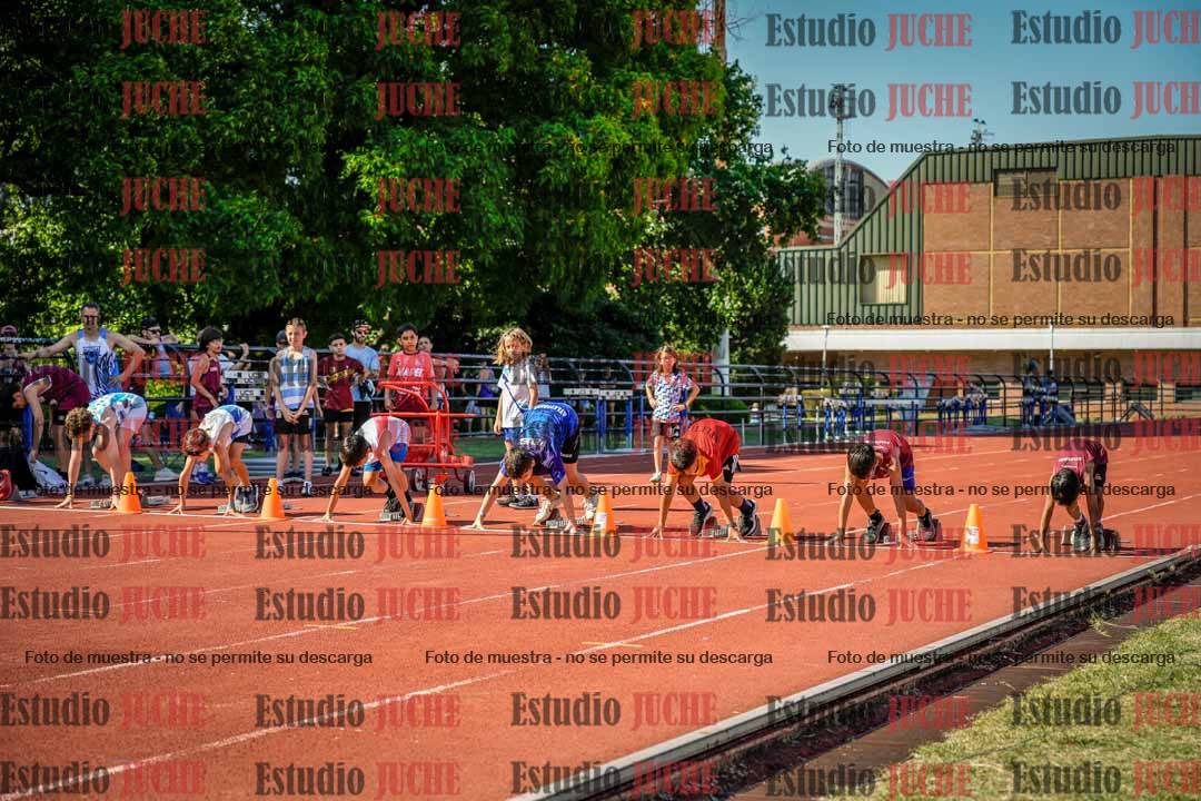 Fotos de los 50 m llanos de varones