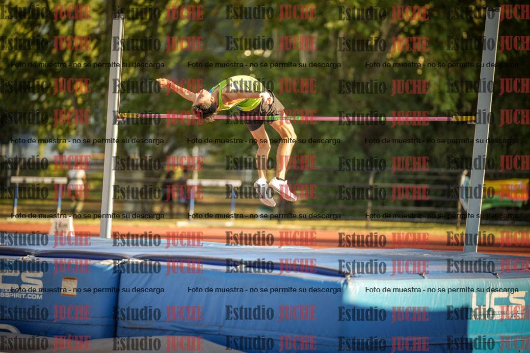 Fotos del salto en alto de varones
