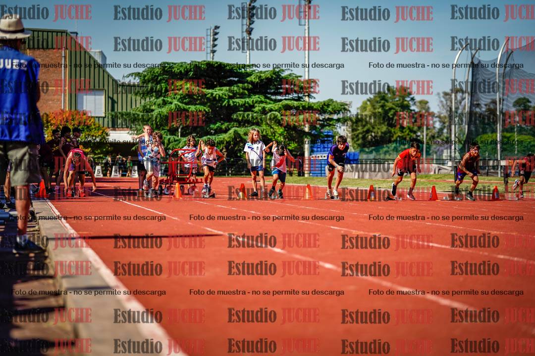 Fotos de los 50 m llanos de varones