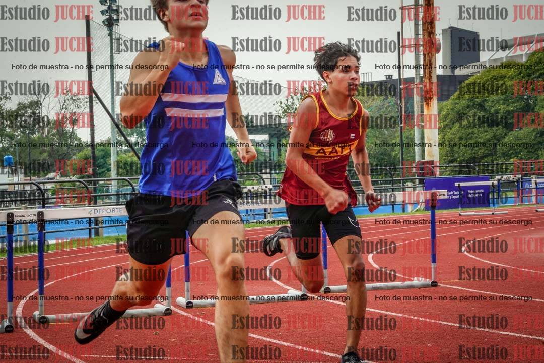Fotos de los 400 m con vallas de varones