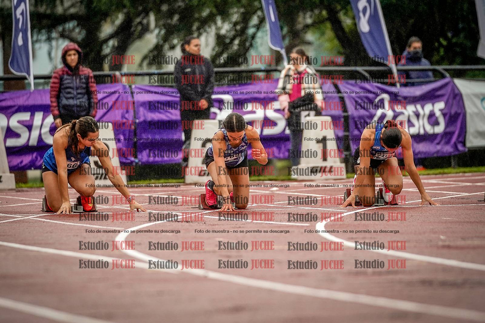 Fotos de los 100 m llanos de mujeres - FINAL