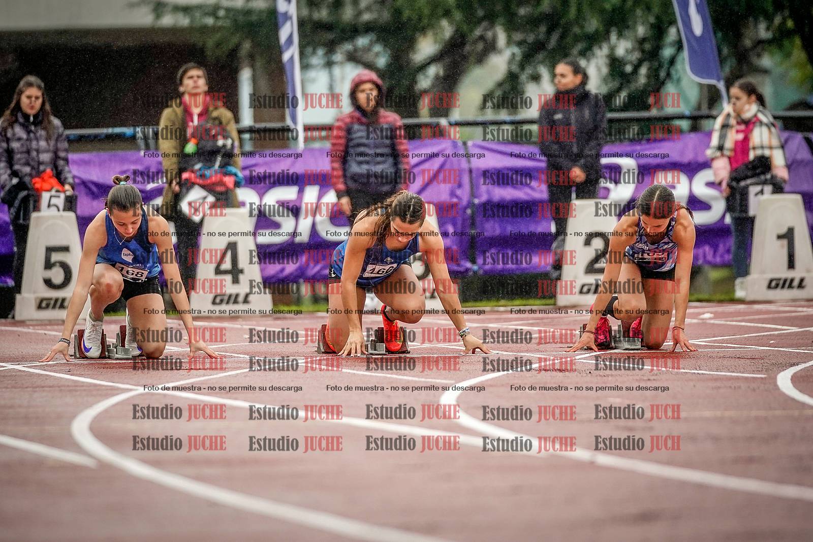 Fotos de los 100 m llanos de mujeres - FINAL