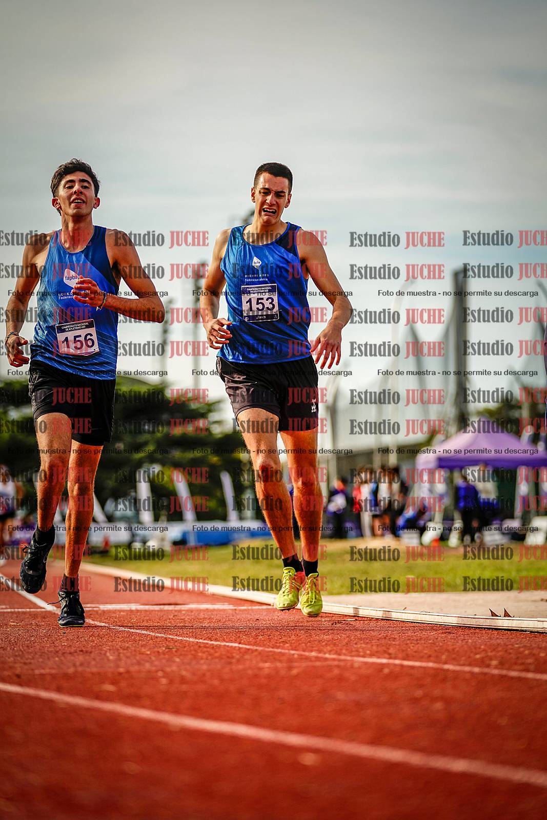 Fotos de los 1500 m llanos de varones - decatlón 10