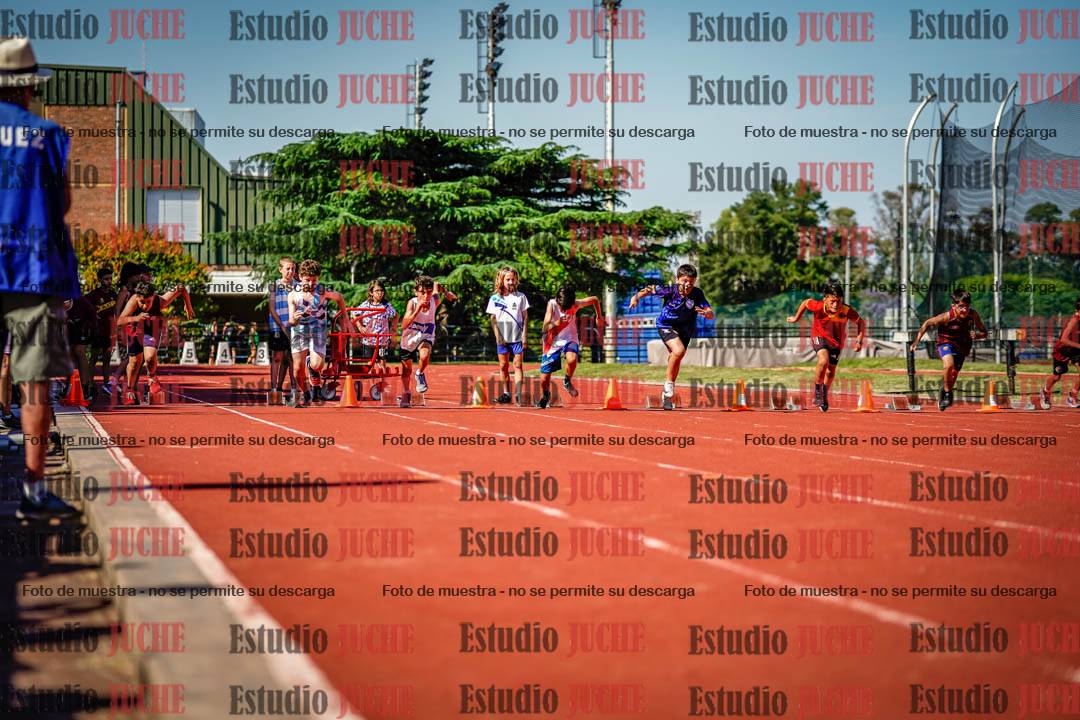Fotos de los 50 m llanos de varones