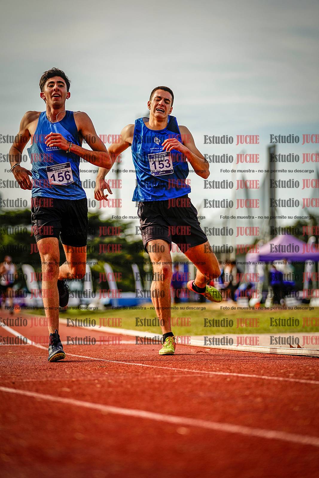 Fotos de los 1500 m llanos de varones - decatlón 10