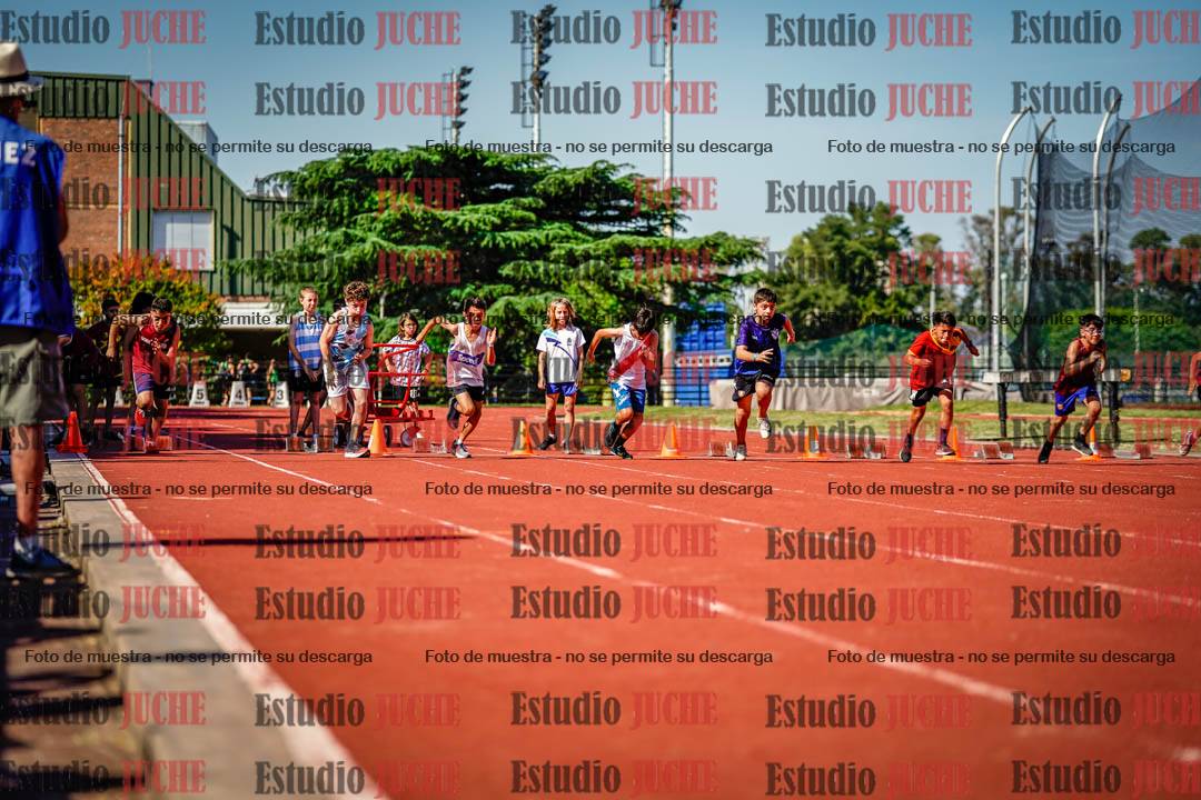 Fotos de los 50 m llanos de varones