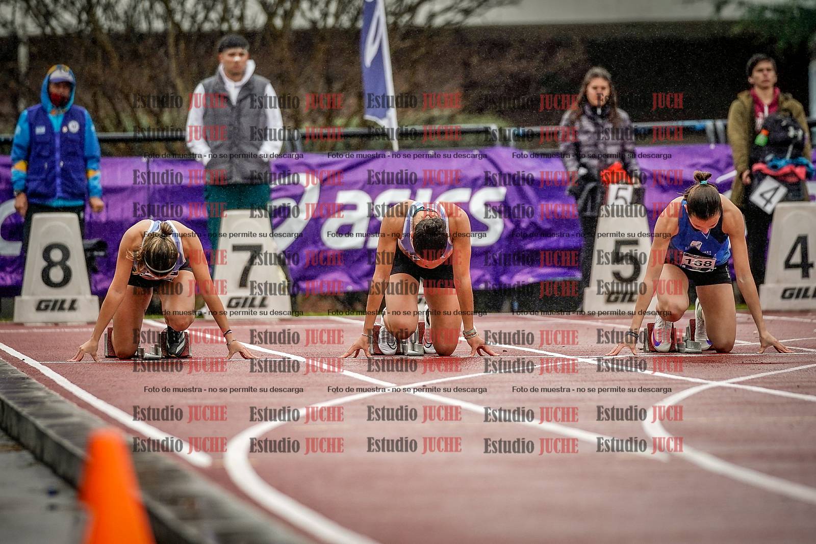 Fotos de los 100 m llanos de mujeres - FINAL