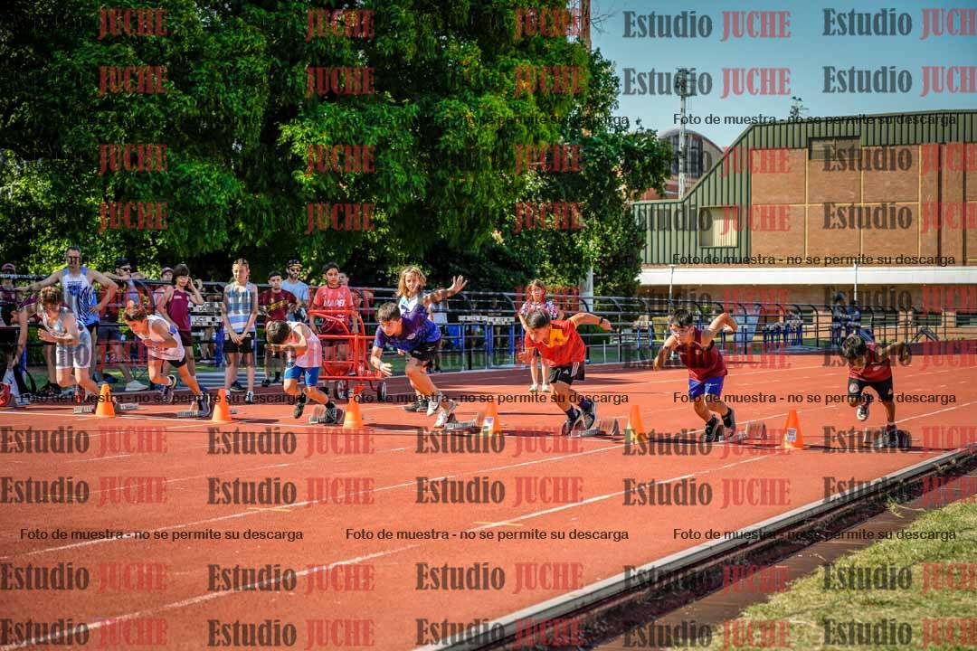 Fotos de los 50 m llanos de varones