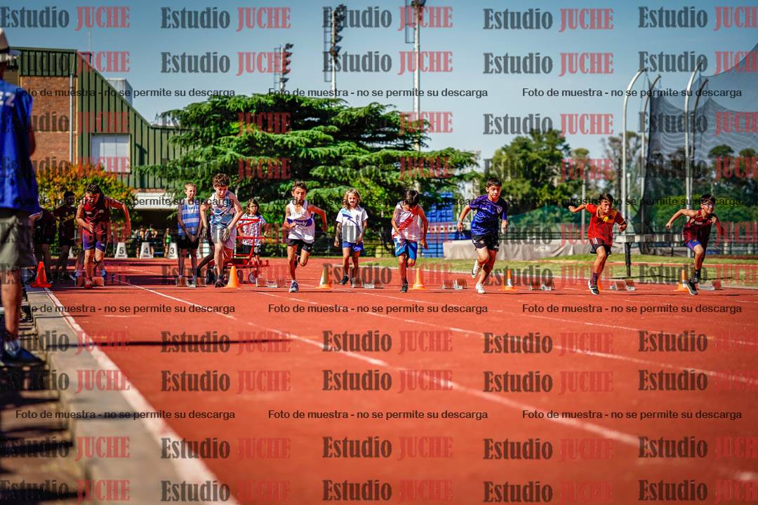 Fotos de los 50 m llanos de varones
