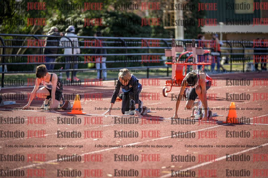 Fotos de los 50 m llanos de varones
