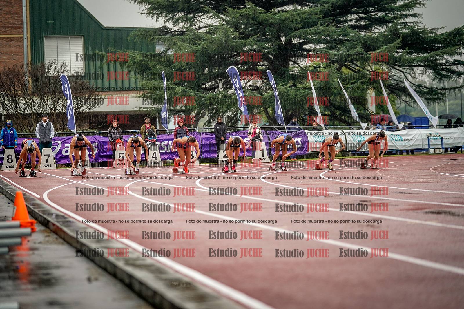 Fotos de los 100 m llanos de mujeres - FINAL