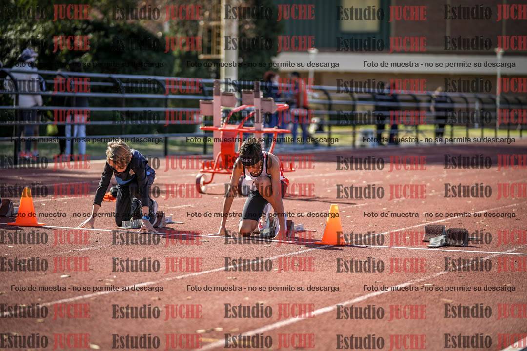 Fotos de los 50 m llanos de varones