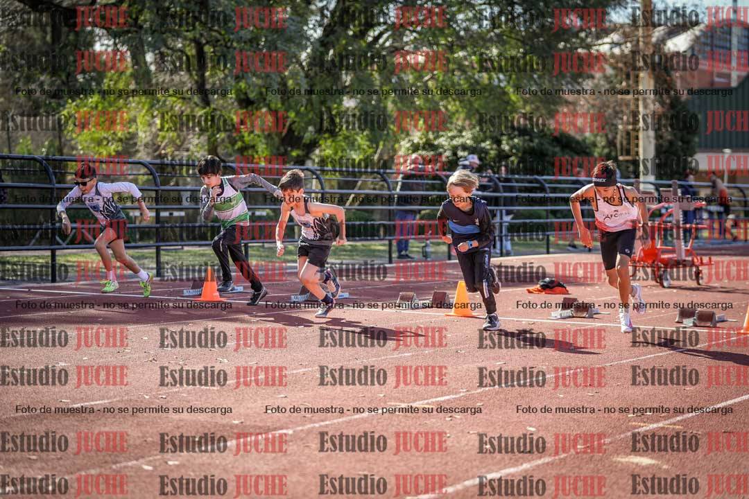 Fotos de los 50 m llanos de varones