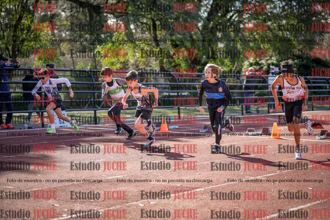 Fotos de los 50 m llanos de varones