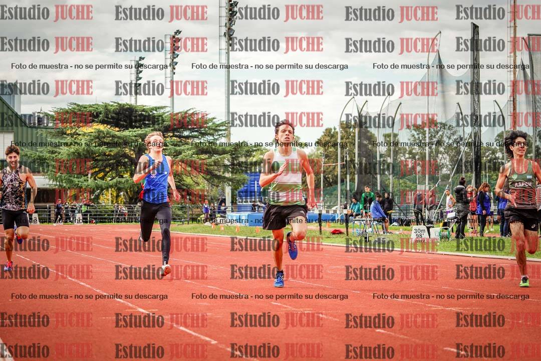 Fotos de los 400 m llanos de varones