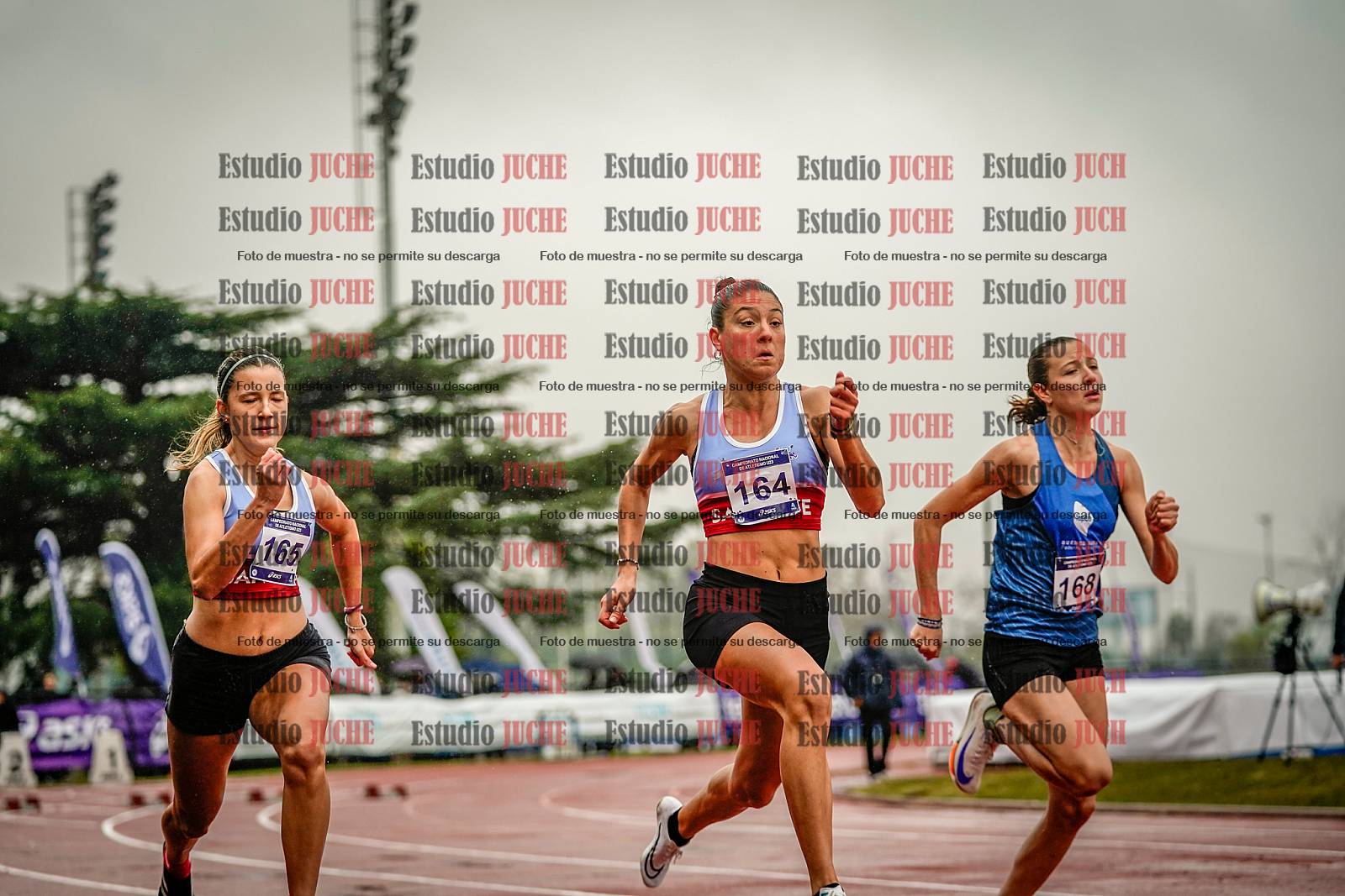 Fotos de los 100 m llanos de mujeres - FINAL