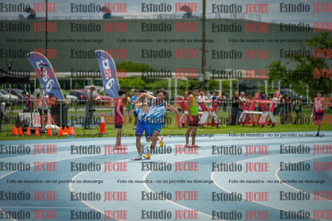 Fotos de las postas 4x200 m llanos de varones