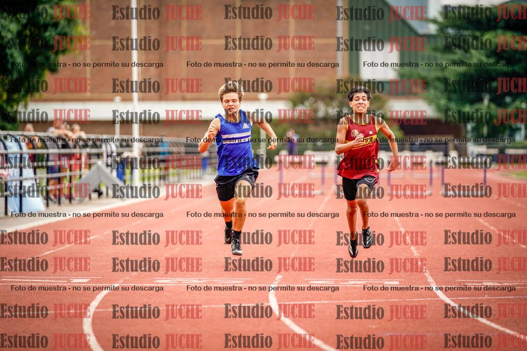 Fotos de los 400 m con vallas de varones