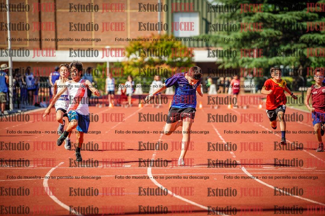 Fotos de los 50 m llanos de varones