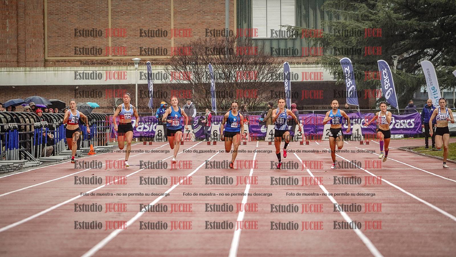 Fotos de los 100 m llanos de mujeres - FINAL