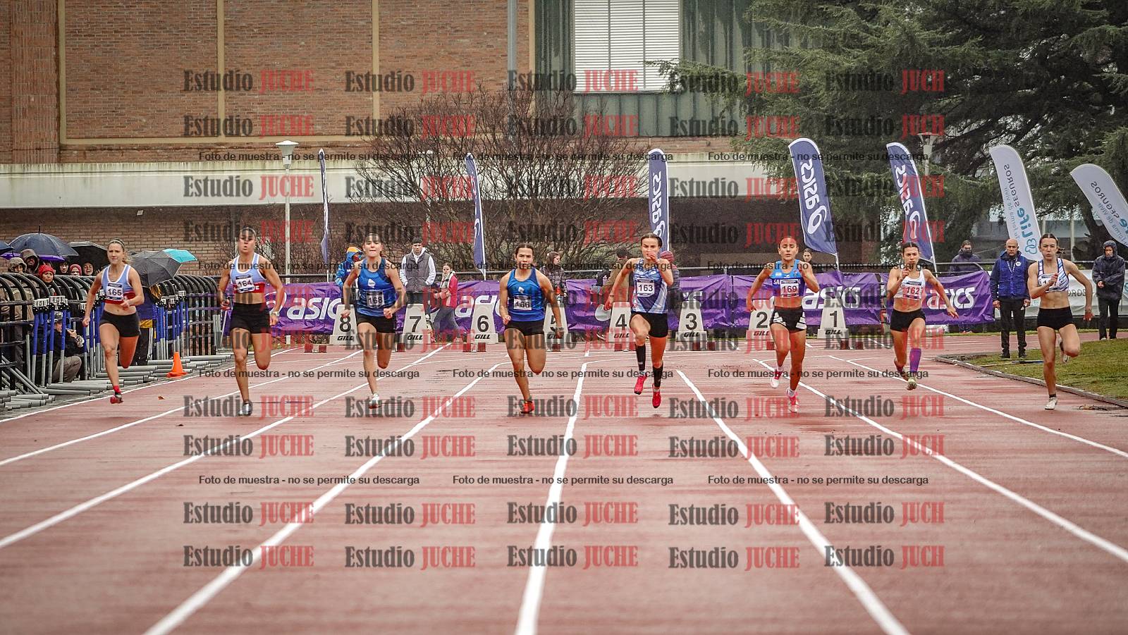 Fotos de los 100 m llanos de mujeres - FINAL